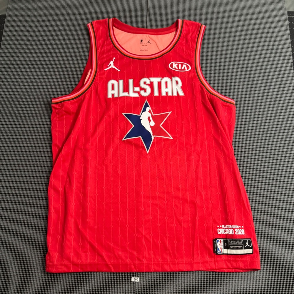 Jordan LeBron James 2020 NBA All-Star Chicago Swingman Jersey Red 3XL NWT